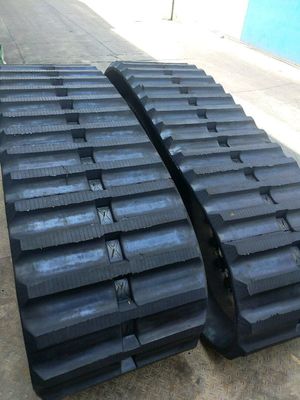 600*125*62 OEM Cralwer Dumper RT800 Dumper ریل لاستیکی