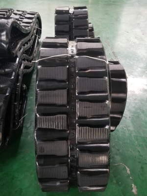 450x71x86 308BSR Excavator Rubber Track کل طول 71x86 6106mm