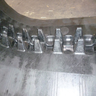 600*125*62 OEM Cralwer Dumper RT800 Dumper ریل لاستیکی
