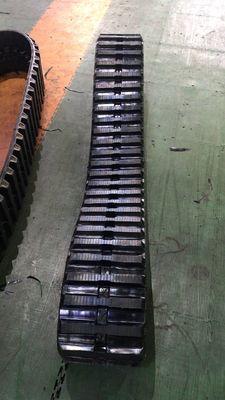 مسیر لاستیکی 280x72x64 قطعات ماشین آلات ساختمانی حفاری مینی حفاری مسیر لاستیکی