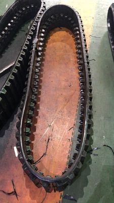 مسیر لاستیکی 280x72x64 قطعات ماشین آلات ساختمانی حفاری مینی حفاری مسیر لاستیکی