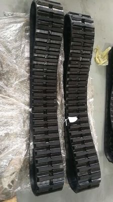 مسیر لاستیکی 280x72x64 قطعات ماشین آلات ساختمانی حفاری مینی حفاری مسیر لاستیکی
