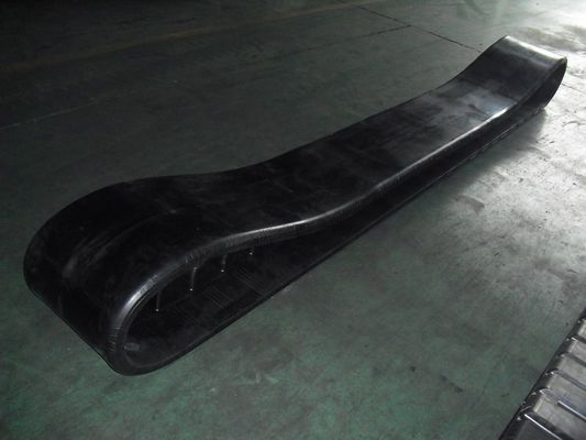 470x152.4x56 الگوی صاف یا حک شده PF6110 مسیرهای لاستیکی قطعات آسفالت با 52 پیوند