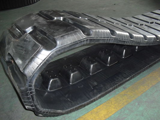 470x152.4x56 الگوی صاف یا حک شده PF6110 مسیرهای لاستیکی قطعات آسفالت با 52 پیوند