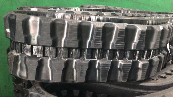 300x52.5x80/82/84/86/88/90 قطعات زیرروی ماشین حفاری قطب لاستیکی