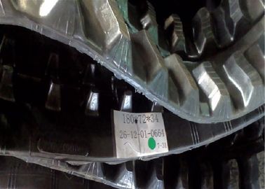 قطارهای لاستیکی حفاری 180 * 72 * 34 با عرض 180 میلی متر مهندسی حفاری قطعات ماشین آلات