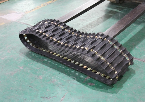 500x50.5x56/380x50.5x45/254x64x27 قطب های لاستیکی برای ماشین برفی