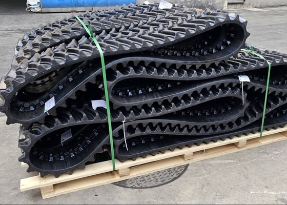 مسیر لاستیکی H280X72X47 با الگوی 40 میلی متر برای ماشین آلات طبقه بندی یا چمن زنی