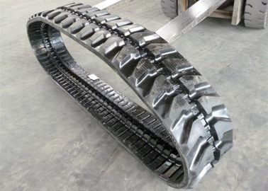 300 × 52.5K × 76 زنجیر لاستیکی ردیف / قطعات لاستیکی سبک برای تجهیزات ساخت و ساز
